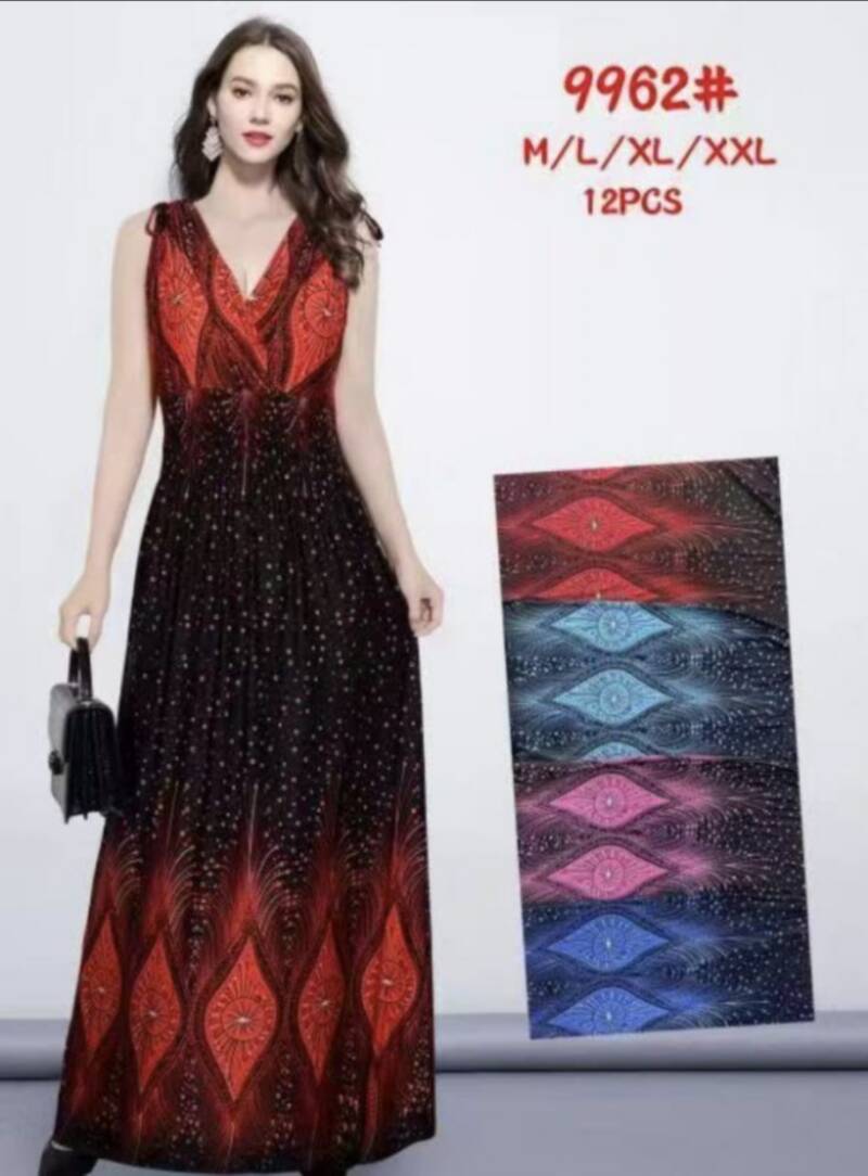 Sukienki damskie Roz M/L-XL/2XL, Mix Kolor Paczka 12 szt